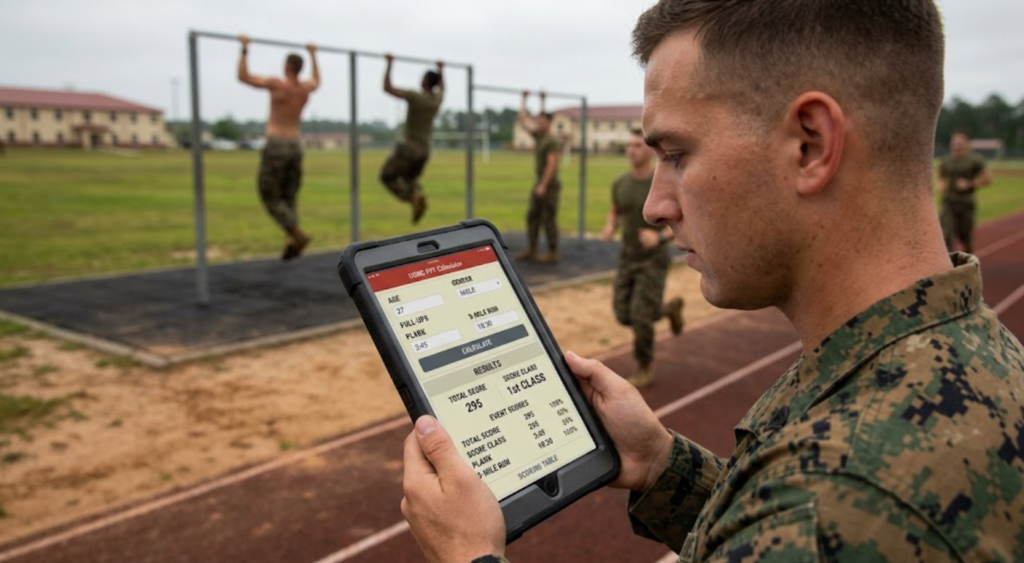 What Is a PFT Calculator USMC? Scores, Standards & How It Works pft calculator usmc
